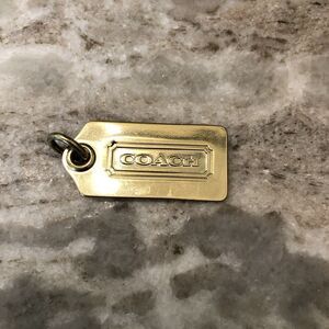 Vintage Coach Metal Bag Tag/Hang Tag/Bag/Purse Charm